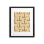 Brown and Tan Giraffe Framed Art Print Gallery Image 6