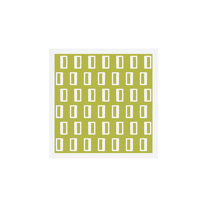 Chad Pattern Chartreuse 22 Art Print Gallery Image 1