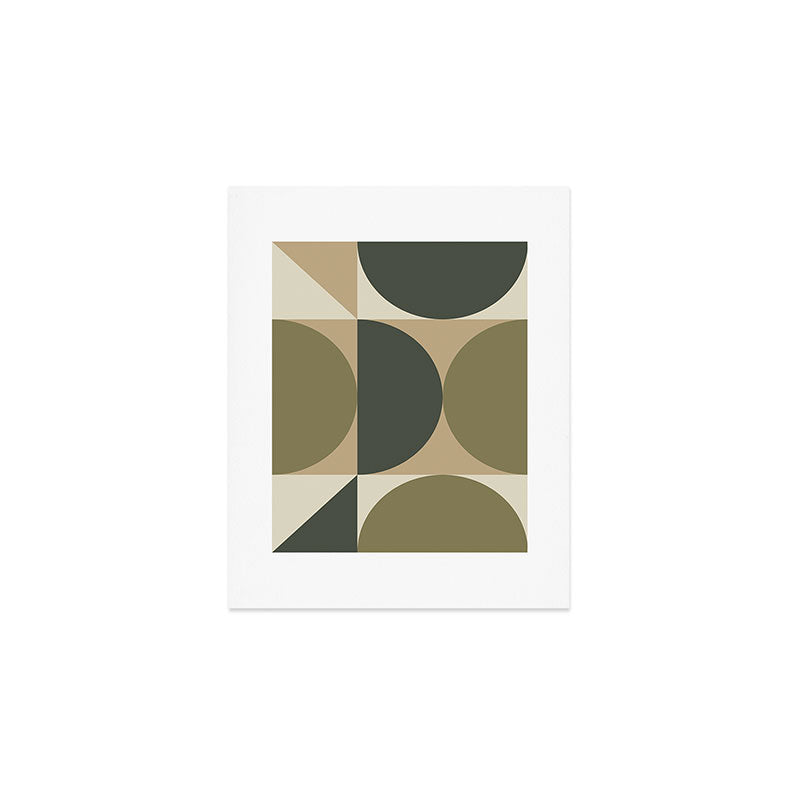 Abstract Scandinavian Art 342 Mid Century Modern Art Print Gallery Image 1