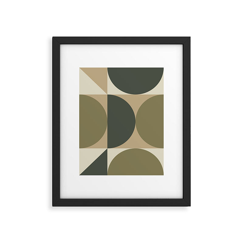 Abstract Scandinavian Art 342 Mid Century Modern Framed Art Print Gallery Image 5