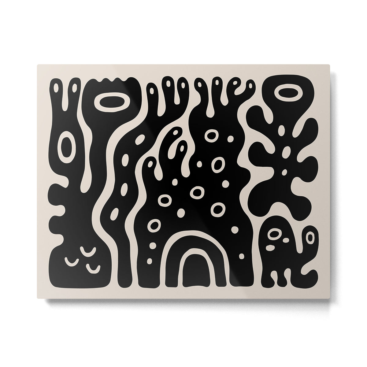 Abstract Surreal Minimalist Artwork Metal Print Gallery Image 6