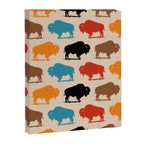 Buffalo Bison Pattern 278 Canvas Print Gallery Image 8