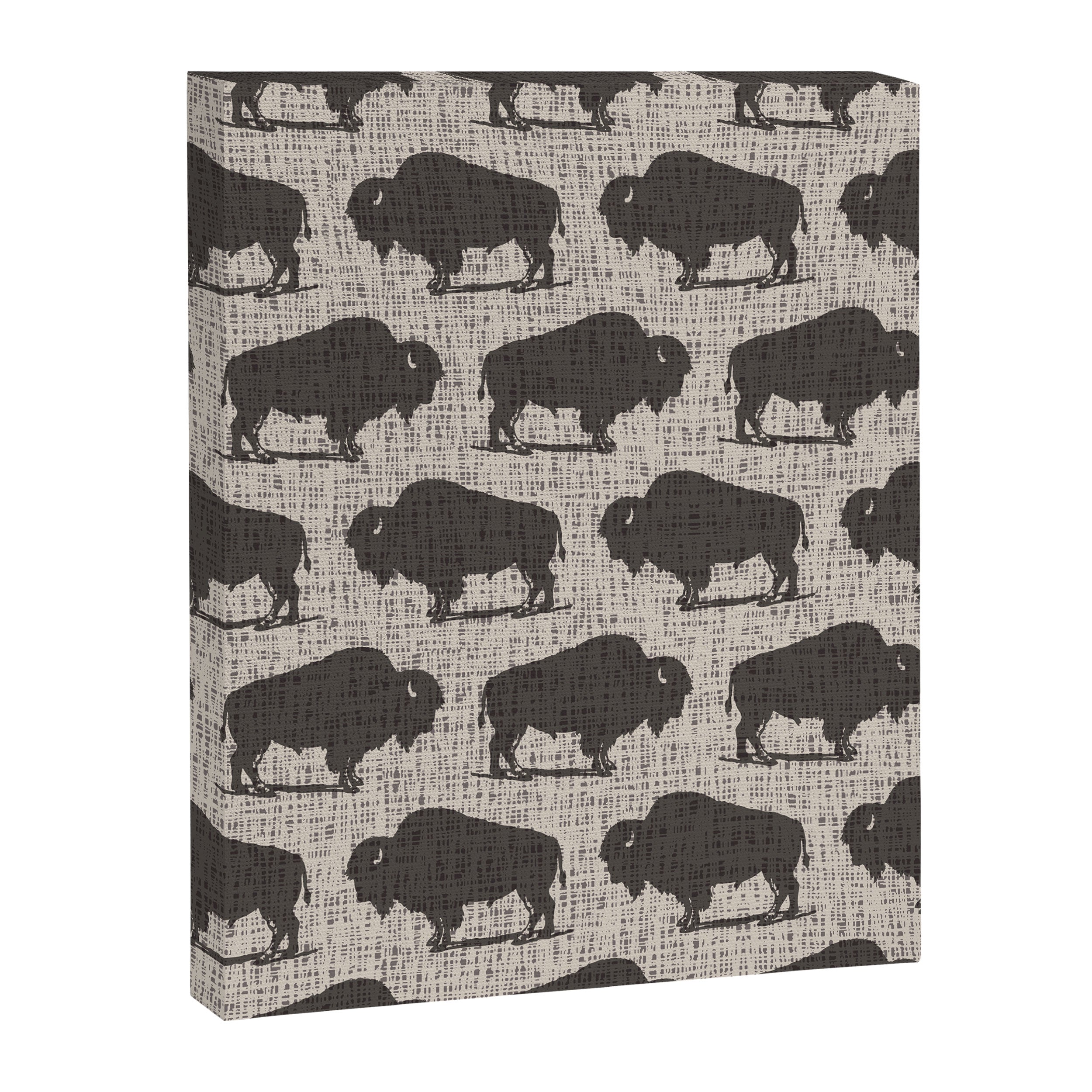 Buffalo Pattern 272 Canvas Print Gallery Image 8