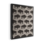 Buffalo Pattern 272 Framed Canvas Print Gallery Image 2