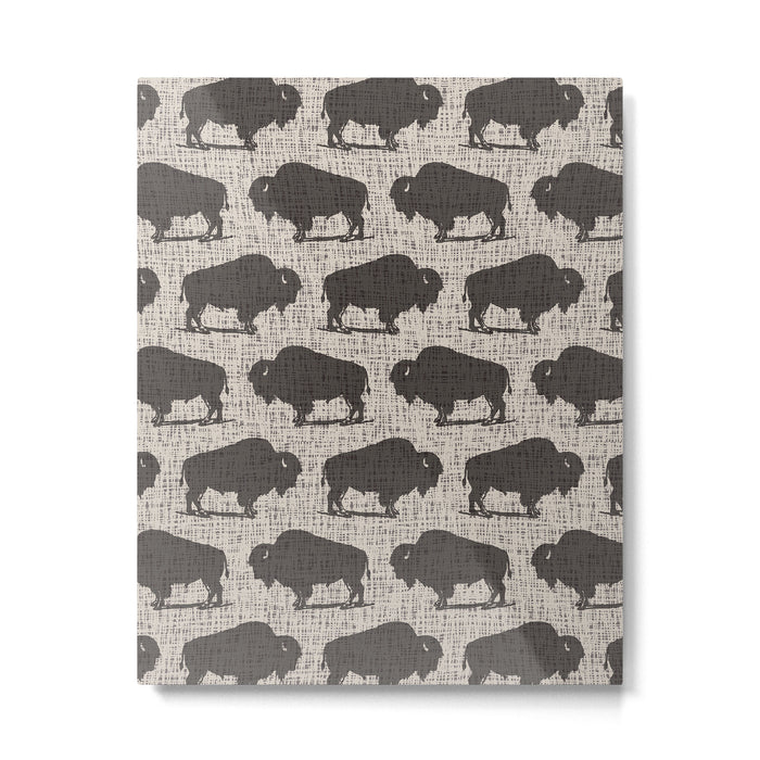 Buffalo Pattern 272 Metal Print Gallery Image 1