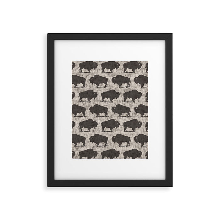 Buffalo Pattern 272 Framed Art Print Gallery Image 1