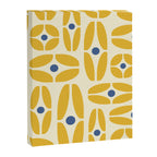 Mid Century Decoration 825 Yellow and Blue Canvas Print Gallery Image 8