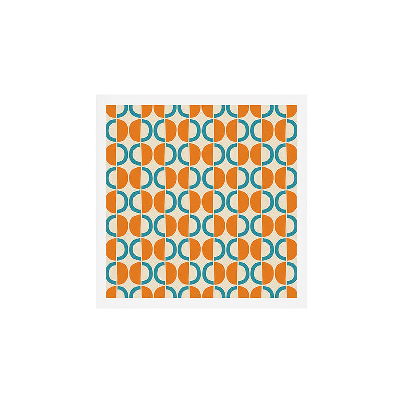 Mid Century Half Circle Pattern 137 Art Print Gallery Image 1