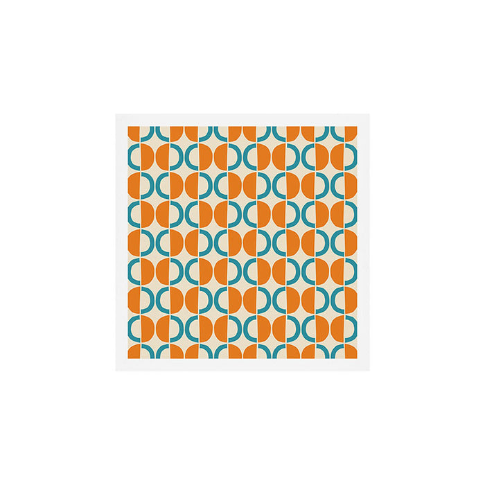 Mid Century Half Circle Pattern 137 Art Print Gallery Image 1