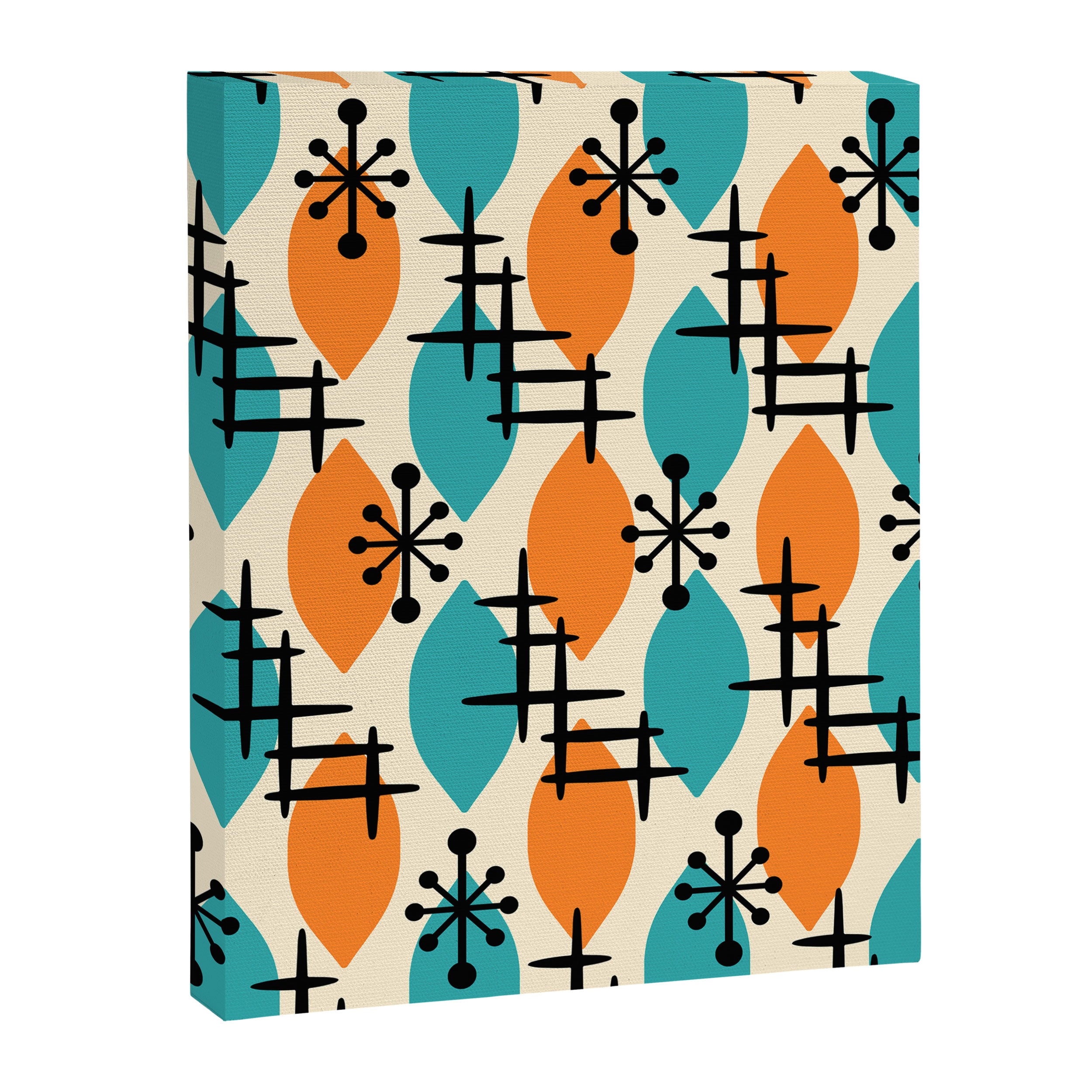 Mid Century Modern Atomic Drops 224 Canvas Print Gallery Image 8