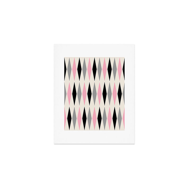 Mid Century Modern Geometric Googie Design  235 Populuxe Art Print Gallery Image 1