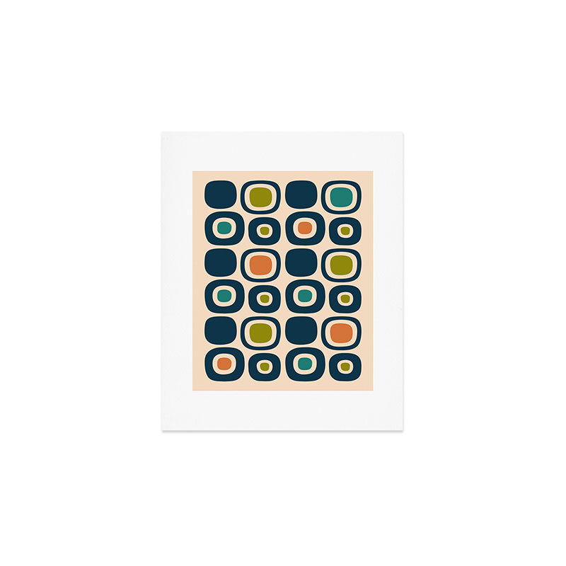 Mid Century Modern Scandinavian Abstract 322 Art Print Gallery Image 1