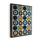 Mid Century Modern Scandinavian Abstract 322 Framed Canvas Print Gallery Image 2