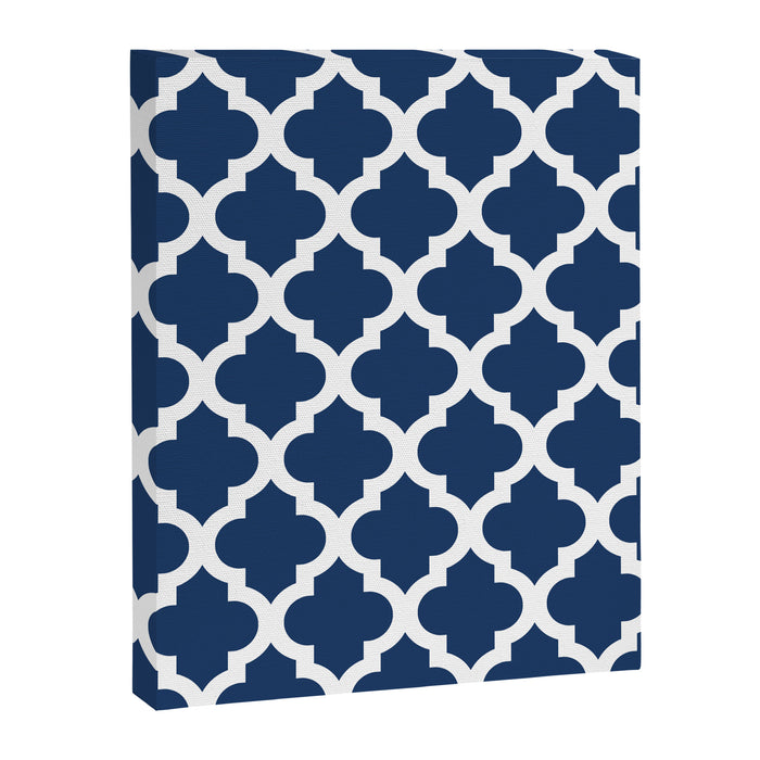 Moroccan Quatrefoil Pattern 726 Canvas Print Gallery Image 1