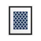 Moroccan Quatrefoil Pattern 726 Framed Art Print Gallery Image 6