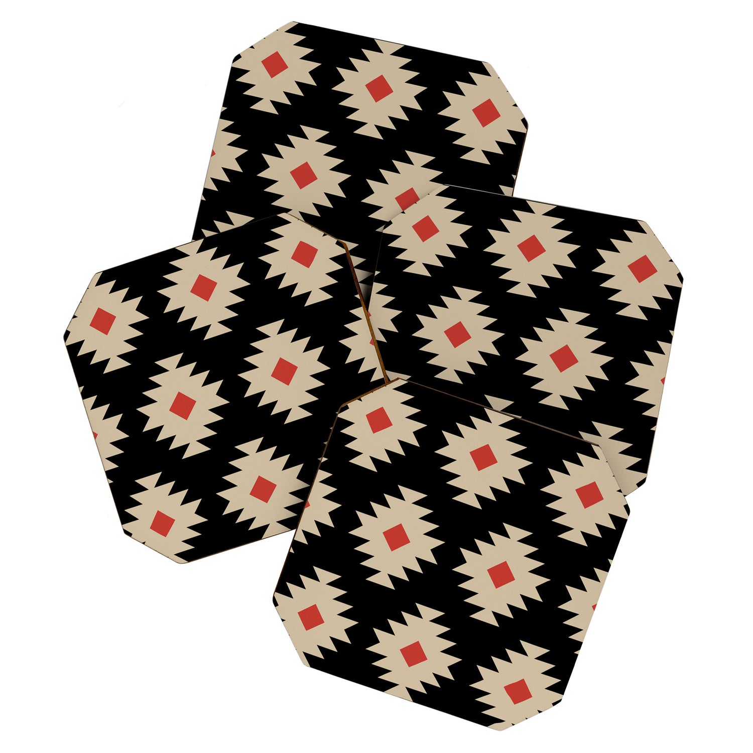 Native American Pattern 553 Coaster Gallery Image 1