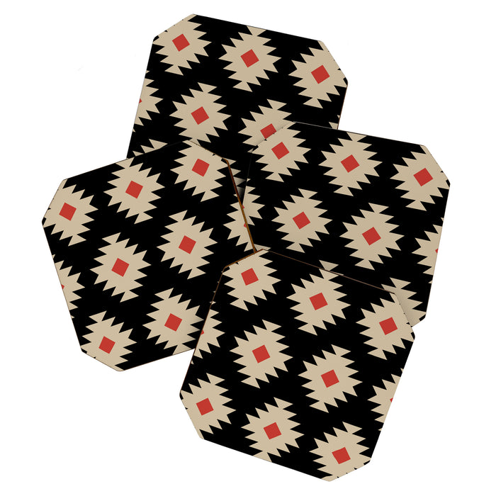 Native American Pattern 553 Coaster Gallery Image 1