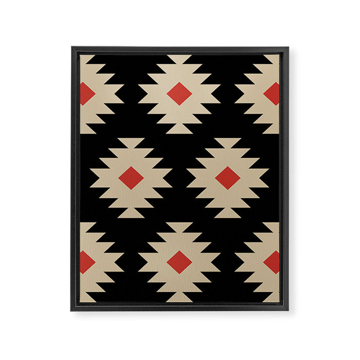 Native American Pattern 553 Framed Canvas Print Gallery Image 1