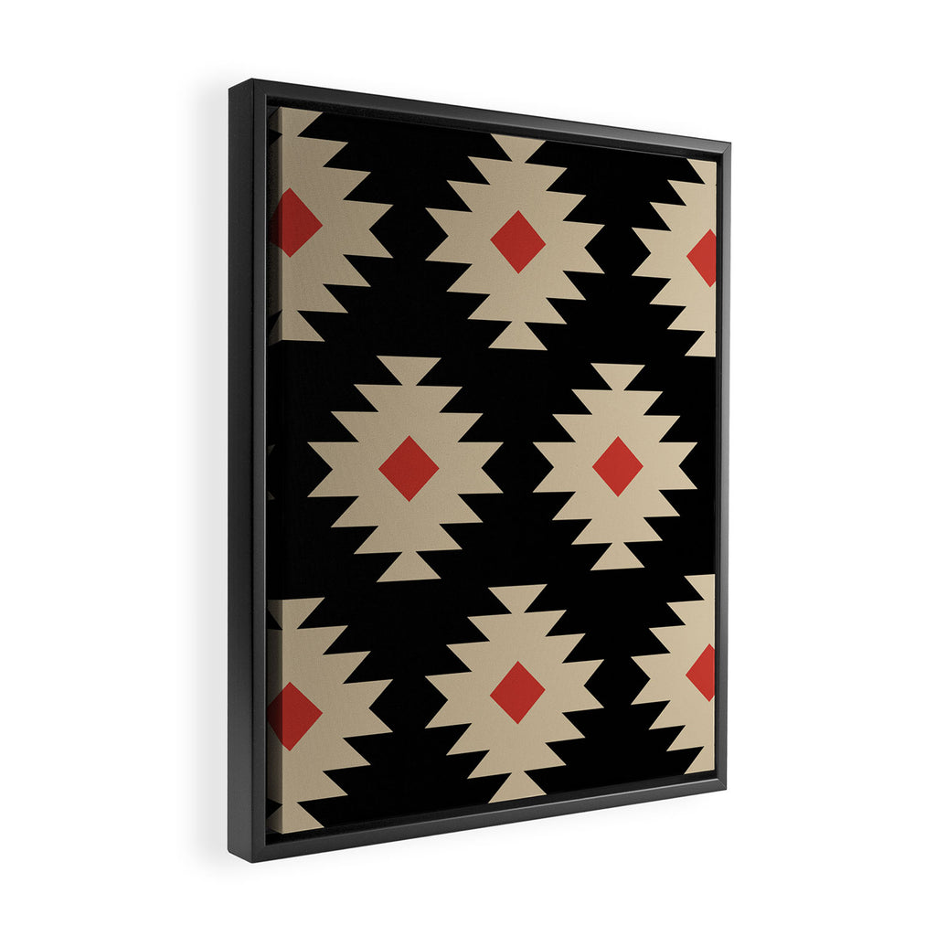 Native American Pattern 553 Framed Canvas Print Gallery Image 2