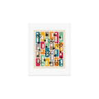 Retro Mid Century Modern Atomic Decoration 254 Googie Art Print Gallery Image 1