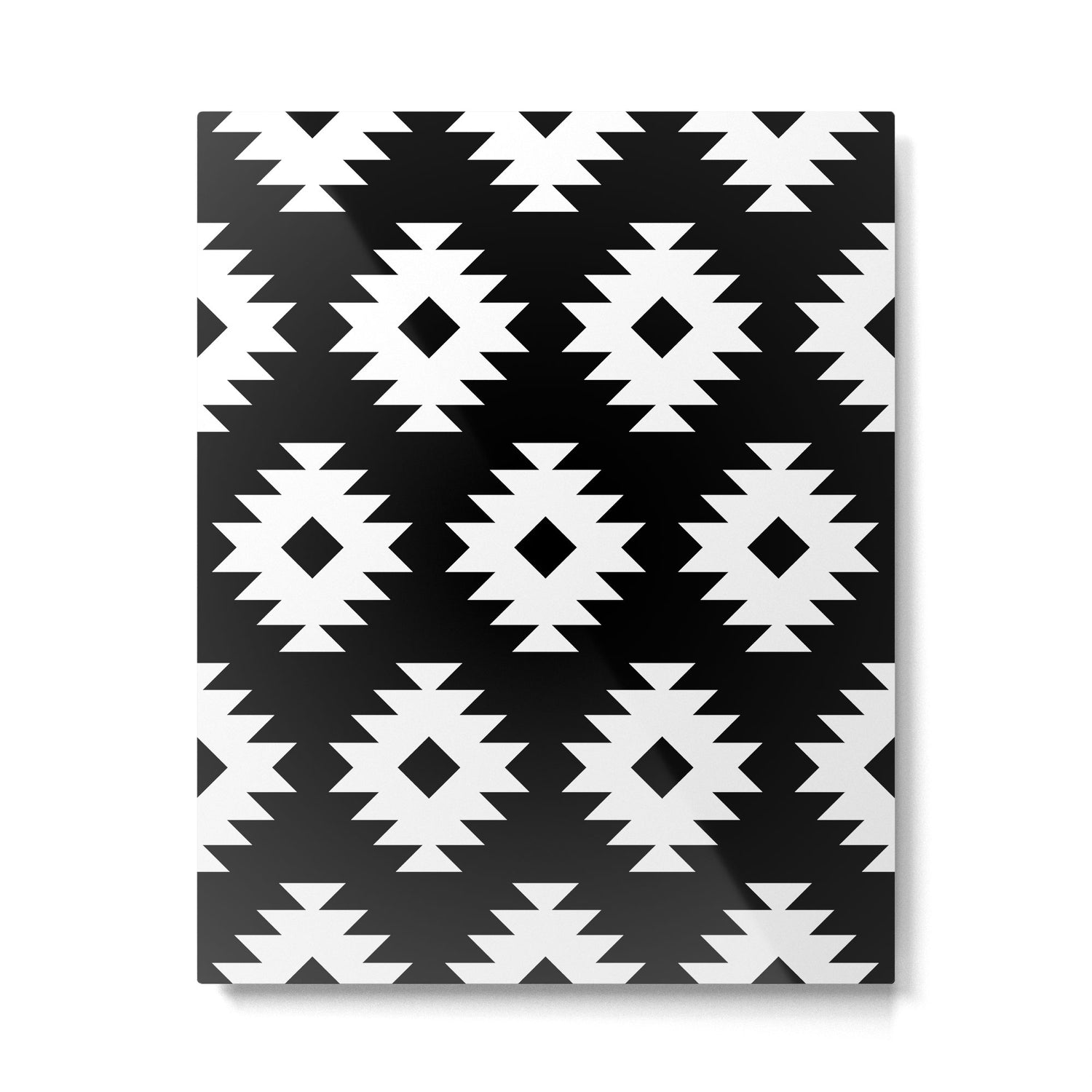 Southwestern  Black and White Metal Print Gallery Image 6