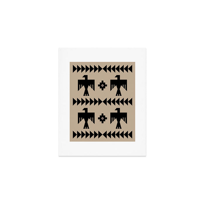 Southwestern Eagle and Arrow Pattern 125 Art Print Gallery Image 1