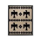 Southwestern Eagle and Arrow Pattern 125 Framed Canvas Print Gallery Image 8