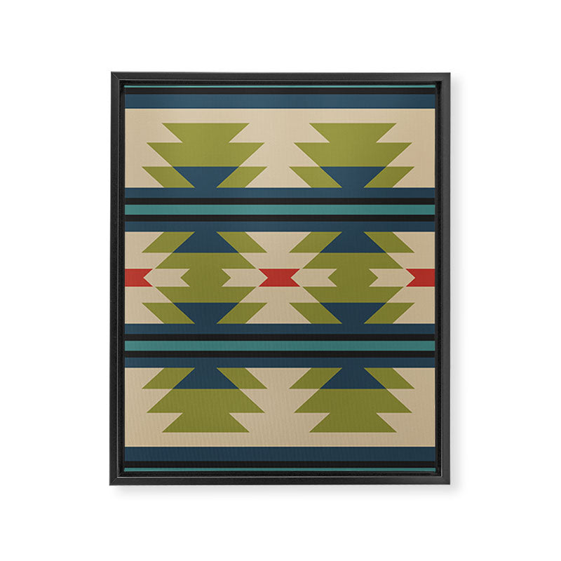 Southwestern Pattern 118 Framed Canvas Print Gallery Image 8