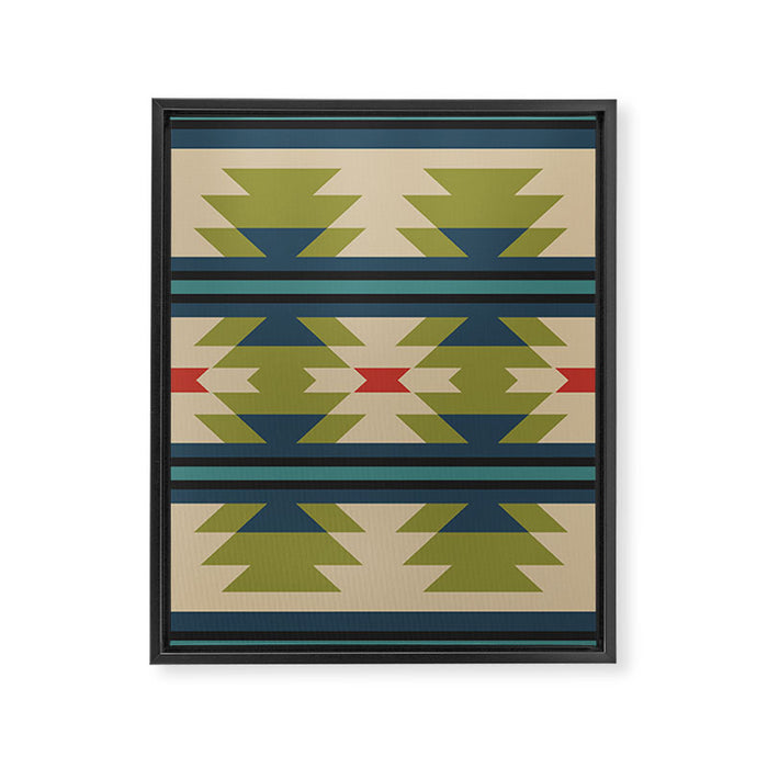 Southwestern Pattern 118 Framed Canvas Print Gallery Image 1