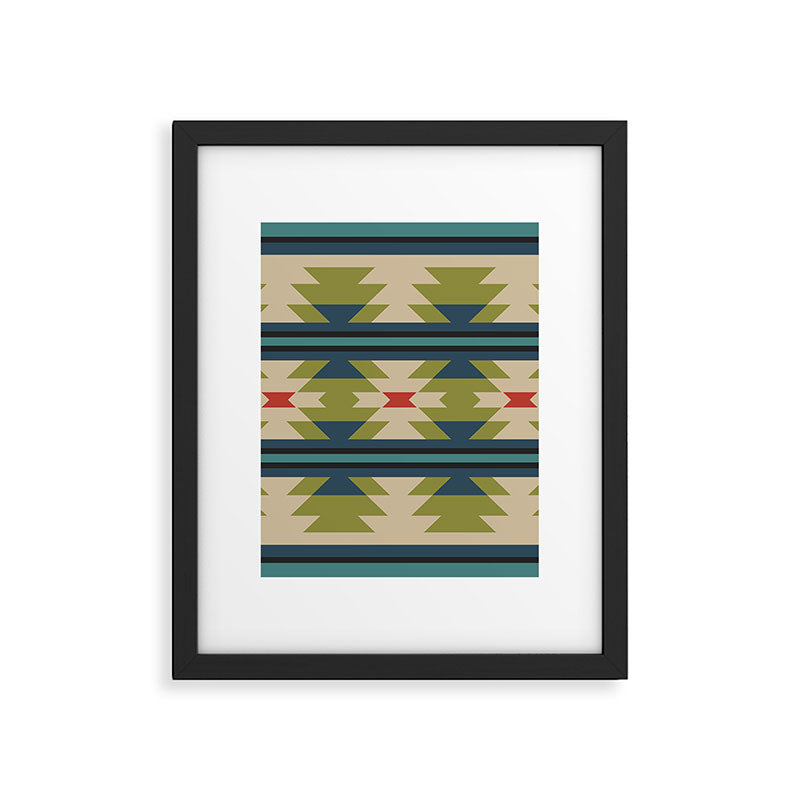 Southwestern Pattern 118 Framed Art Print Gallery Image 6