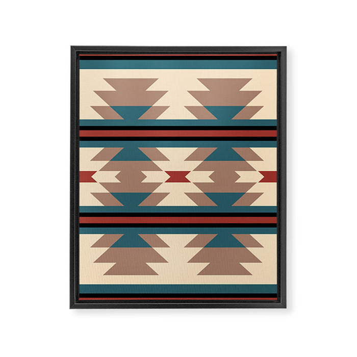 Southwestern Pattern 126 Framed Canvas Print Gallery Image 1