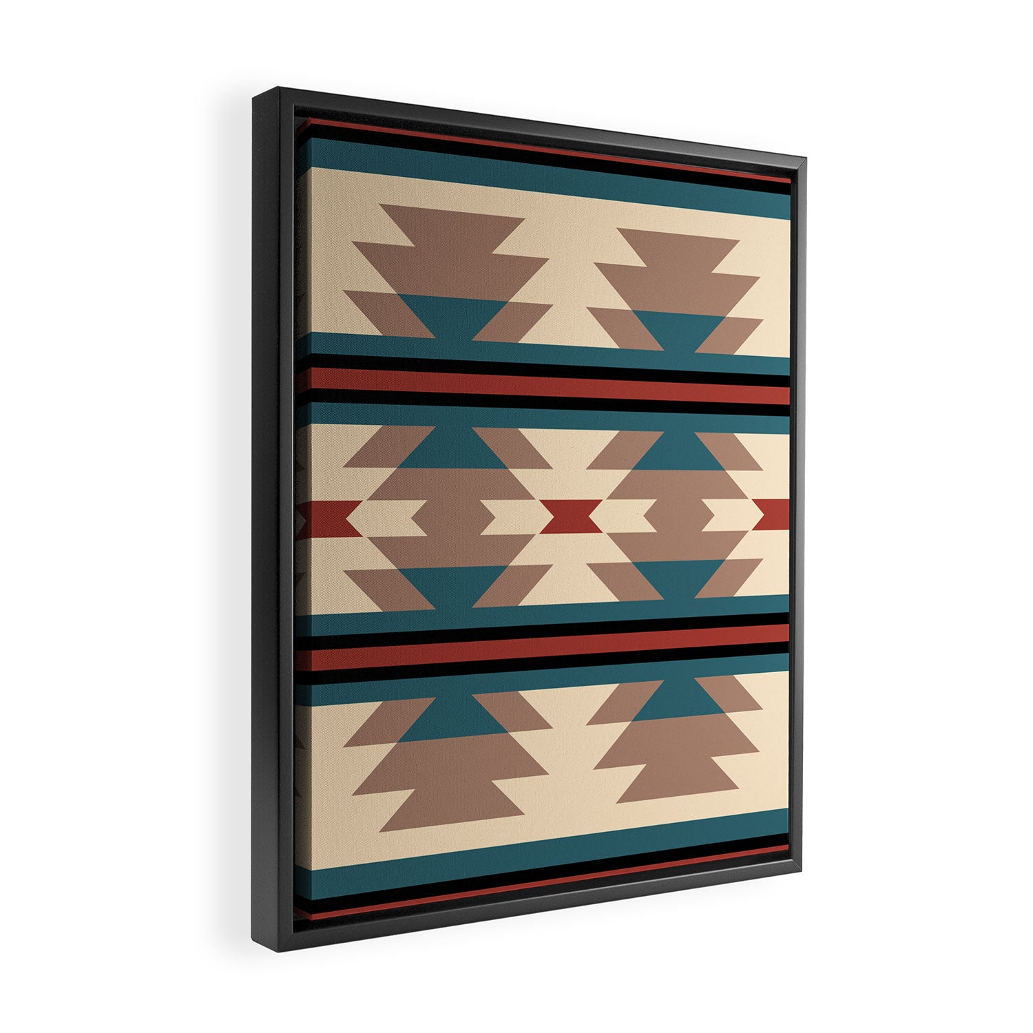 Southwestern Pattern 126 Framed Canvas Print Gallery Image 2