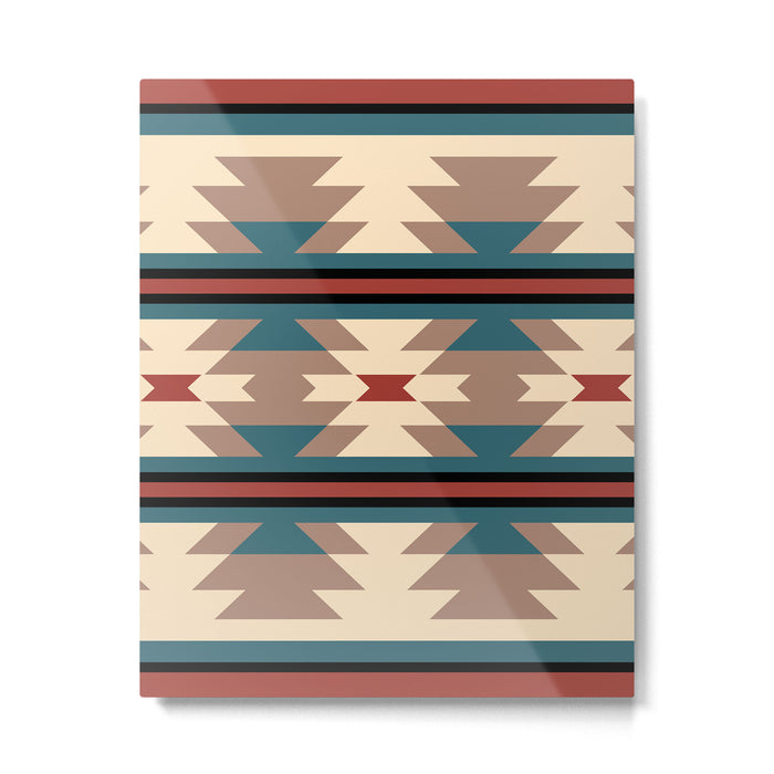 Southwestern Pattern 126 Metal Print Gallery Image 1
