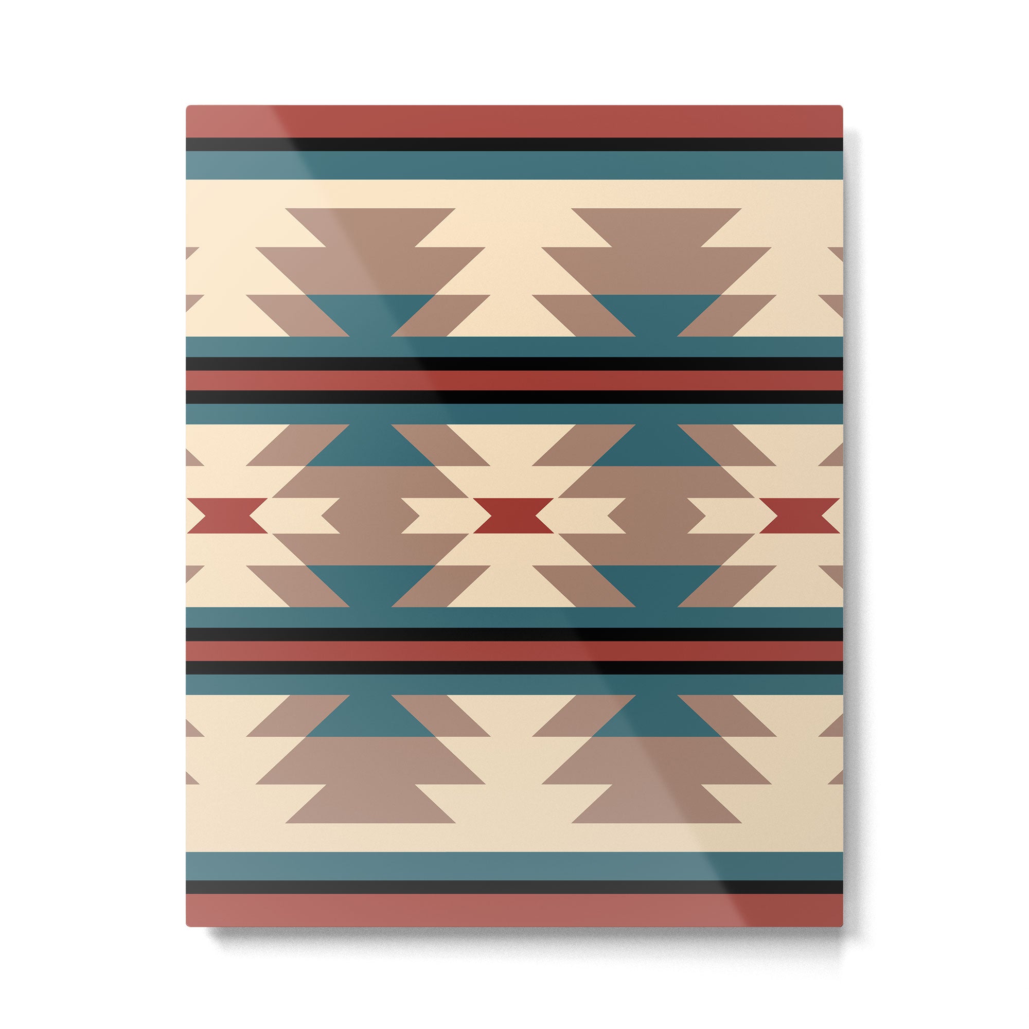 Southwestern Pattern 126 Metal Print Gallery Image 6