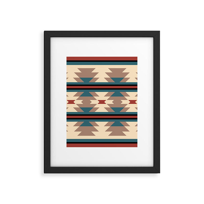Southwestern Pattern 126 Framed Art Print Gallery Image 6