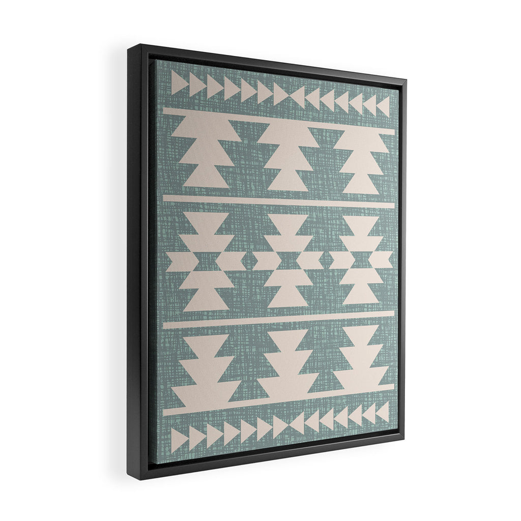 Southwestern Pattern 127 Framed Canvas Print Gallery Image 2