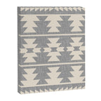 Southwestern Pattern 131 Gray and Beige Canvas Print Gallery Image 8