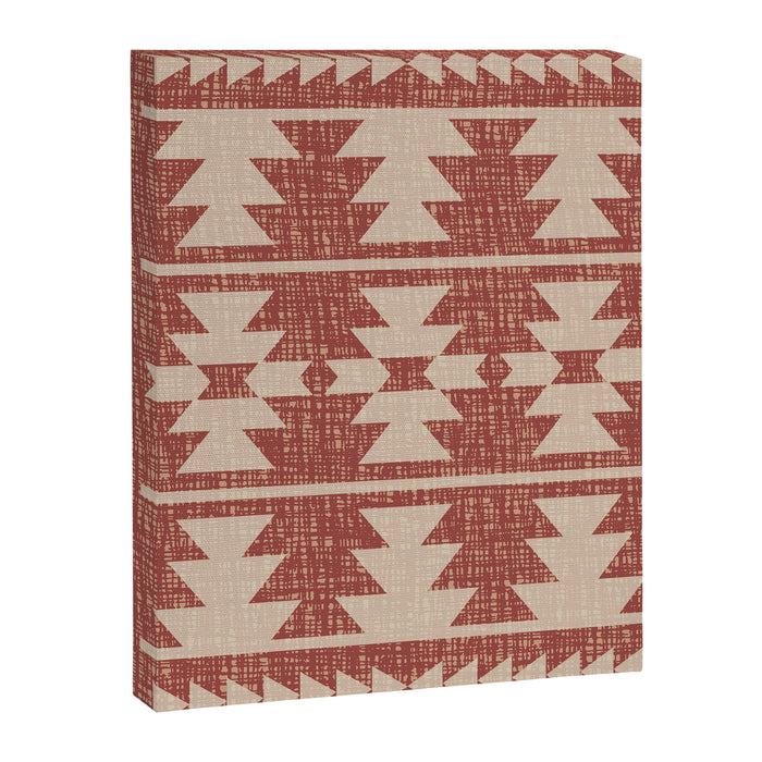 Southwestern Pattern 135 Sienna and Beige Canvas Print Gallery Image 1