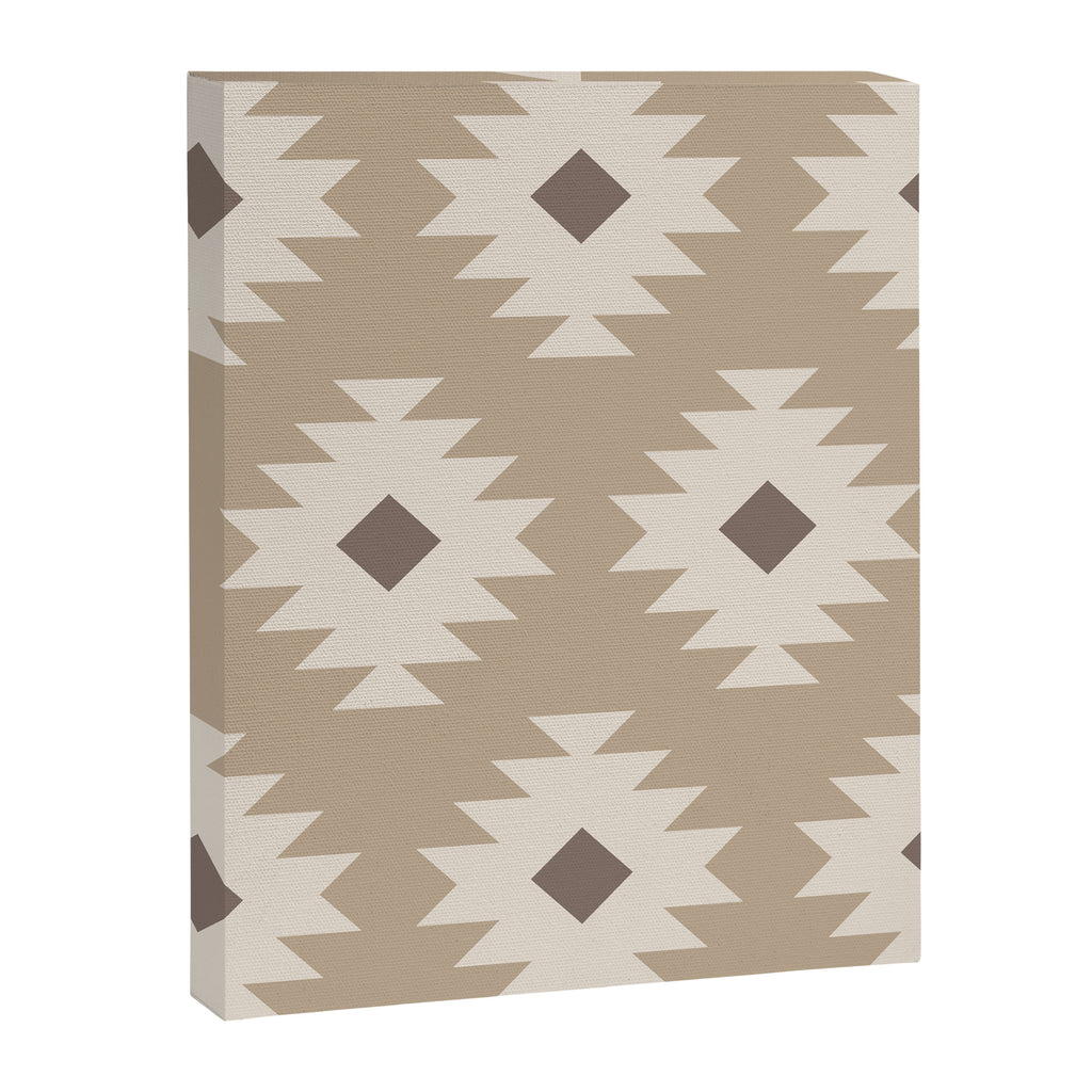 Southwestern Pattern 525 Beige Canvas Print Gallery Image 8