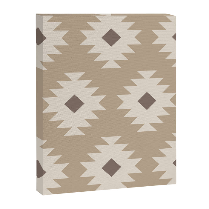 Southwestern Pattern 525 Beige Canvas Print Gallery Image 1