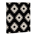 Southwestern Pattern 542 Black and Linen White Canvas Print Gallery Image 8