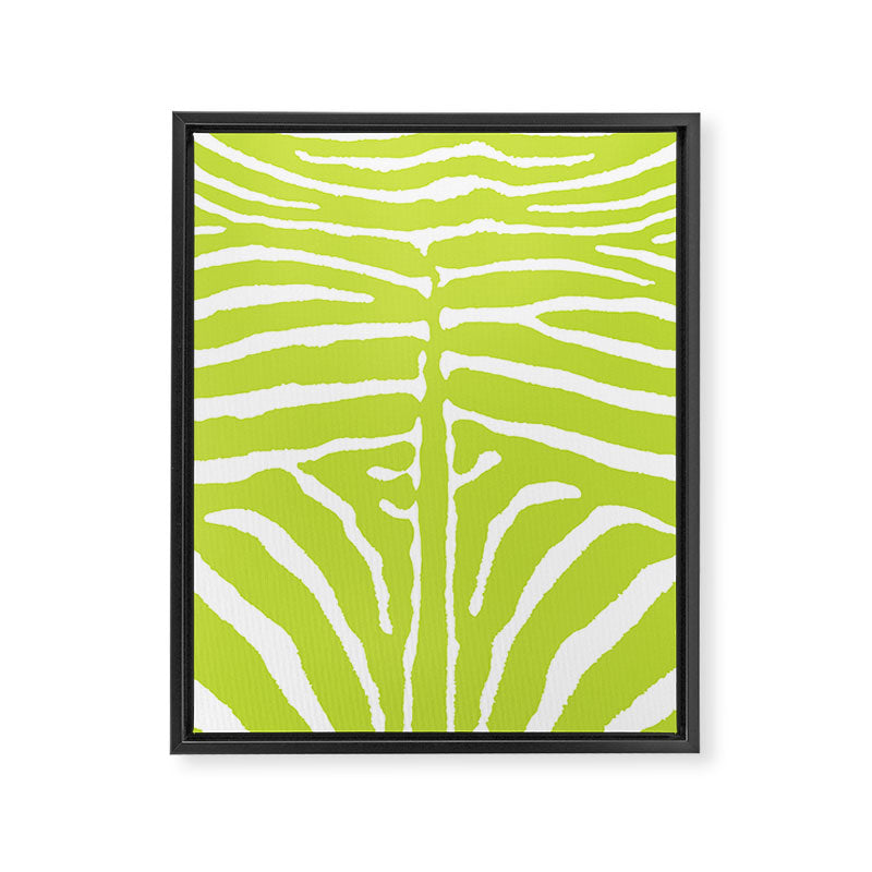 Zebra Wild Animal Print 223 Framed Canvas Print Gallery Image 8