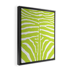 Zebra Wild Animal Print 223 Framed Canvas Print Gallery Image 2