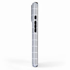 Grid Pattern Gray 2 iPhone Case Gallery Image 2