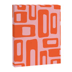Mid Century Modern Abstract 921 Mid Mod Orange and Pink Canvas Print Gallery Image 8
