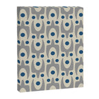 Mid Century Modern Abstract Pattern 149 Gray and Blue Canvas Print Gallery Image 8