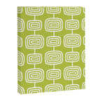 Mid Century Modern Atomic Rings Pattern Chartreuse Canvas Print Gallery Image 8