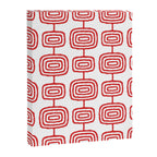 Mid Century Modern Atomic Rings Pattern Red 3 Canvas Print Gallery Image 8