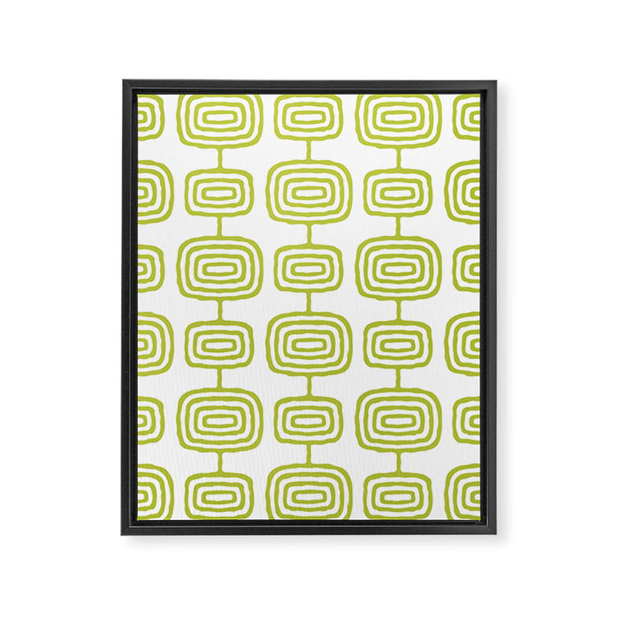 Mid Century Modern Decoration Framed Canvas Print Gallery Image 1