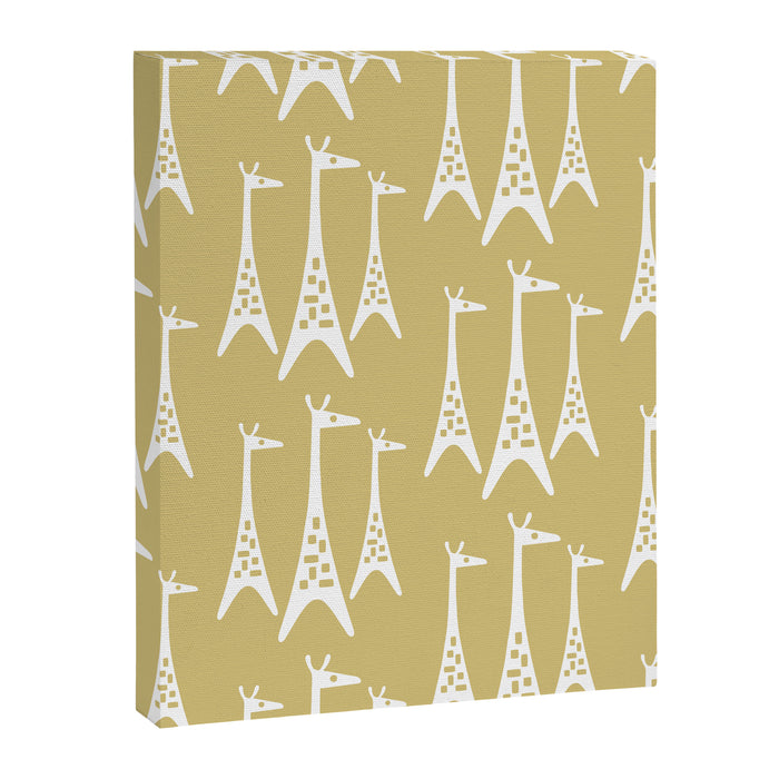 Mid Century Modern Giraffe Pattern 827 Canvas Print Gallery Image 1